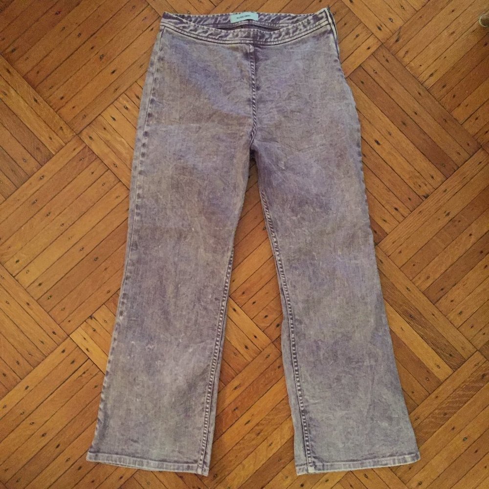 Rachel Comey Lavender Acid Washed Ankle Crop Jeans Sz.6